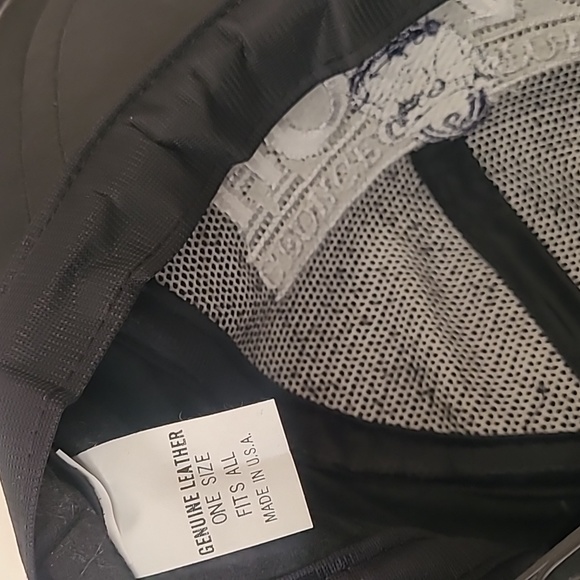 Georgetown Hoyas vintage leather hat ball cap - Picture 2 of 4